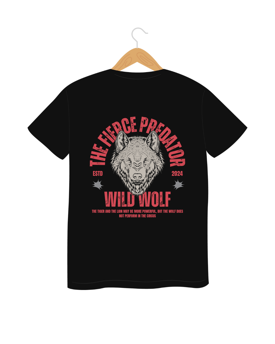 Wolf Wild – Supreme Cotton t - shirt