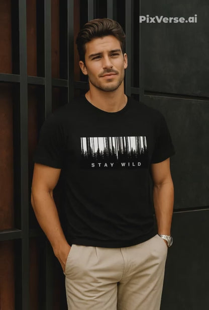 Stay Wild T - shirt — Softness Meets Durability